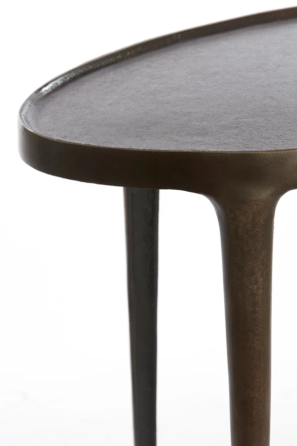 Side table S/2 55x25,5x44+70x33x53 cm ARICA dark brown