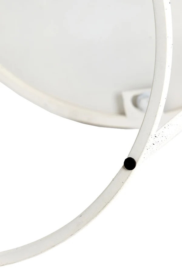 Side table S/2 50x40+52x46 cm SADAR white+lght gry spotted
