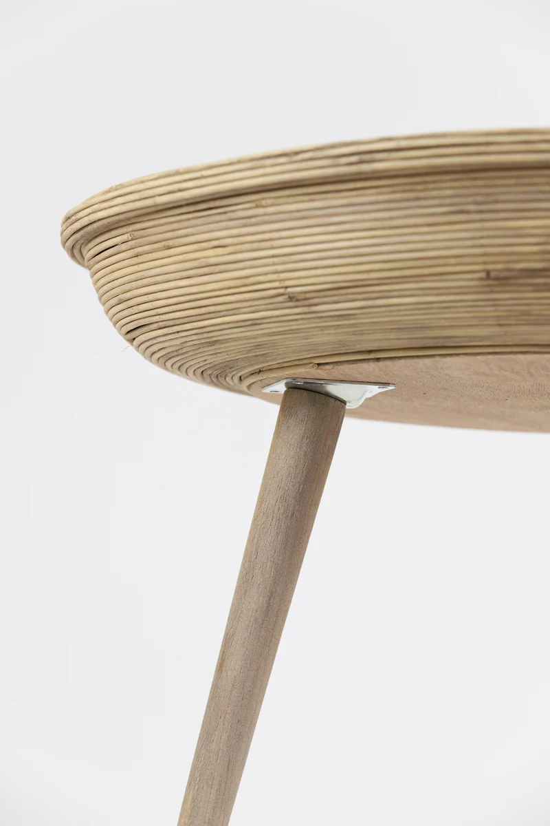 Side table S/2 46x38,5+56x48 cm COLON rattan natural