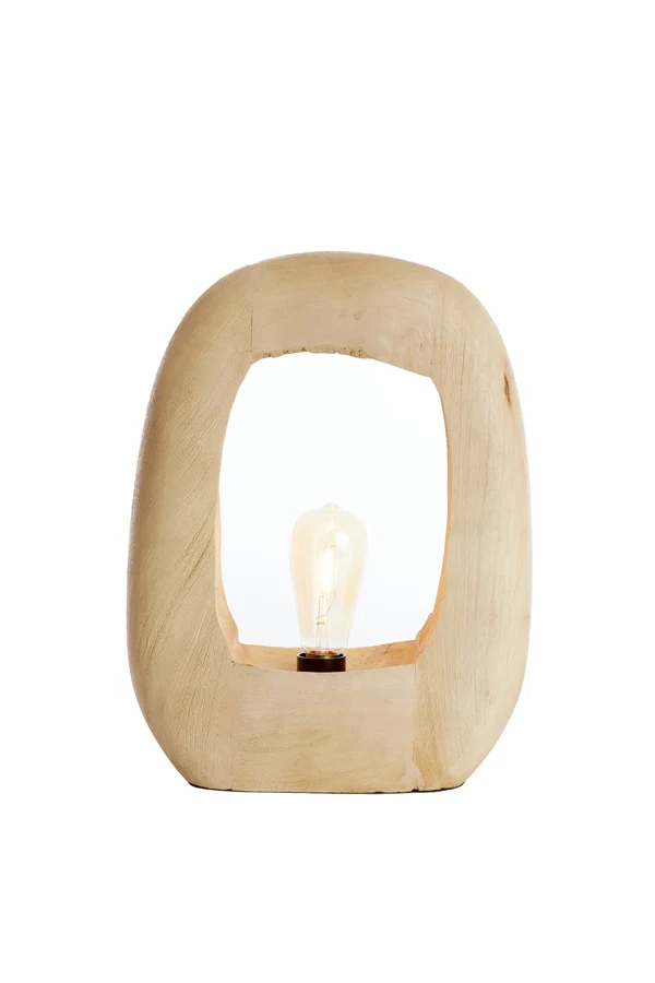 Table lamp 33x10x40 cm KELAFO wood matt natural