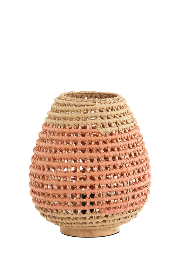 Table lamp 32x34,5 cm KALIPA rattan natural+terra