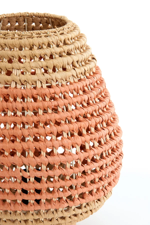 Table lamp 32x34,5 cm KALIPA rattan natural+terra