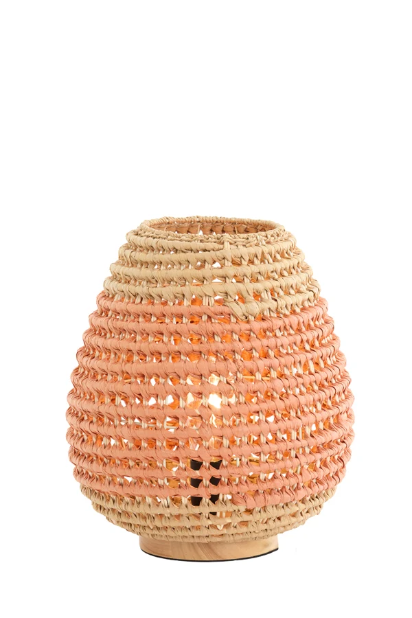 Table lamp 32x34,5 cm KALIPA rattan natural+terra