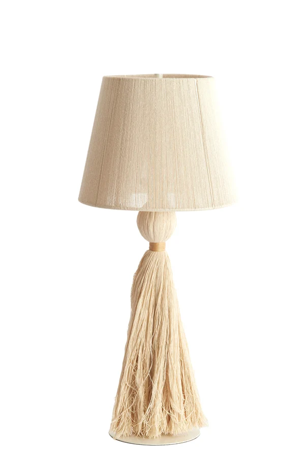 Table lamp 31x70 cm ESPINO cream+natural