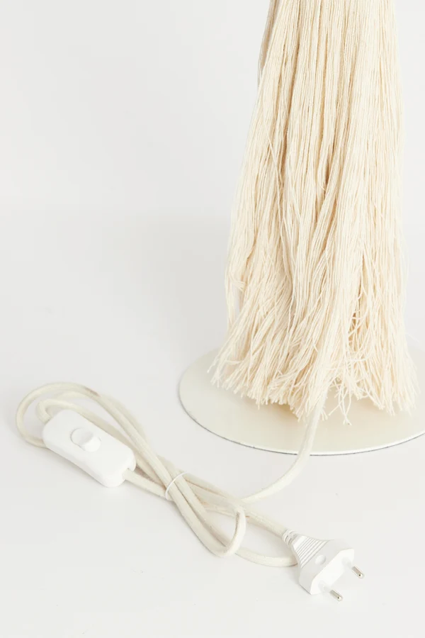 Table lamp 31x70 cm ESPINO cream+natural