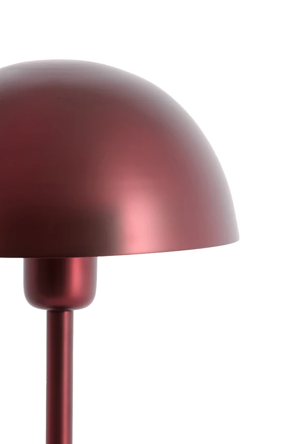Table lamp 20x34 cm CEDILLO metallic matt burgundy