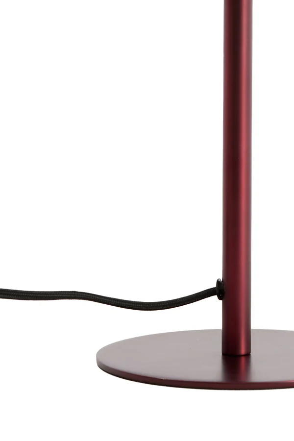Table lamp 20x34 cm CEDILLO metallic matt burgundy