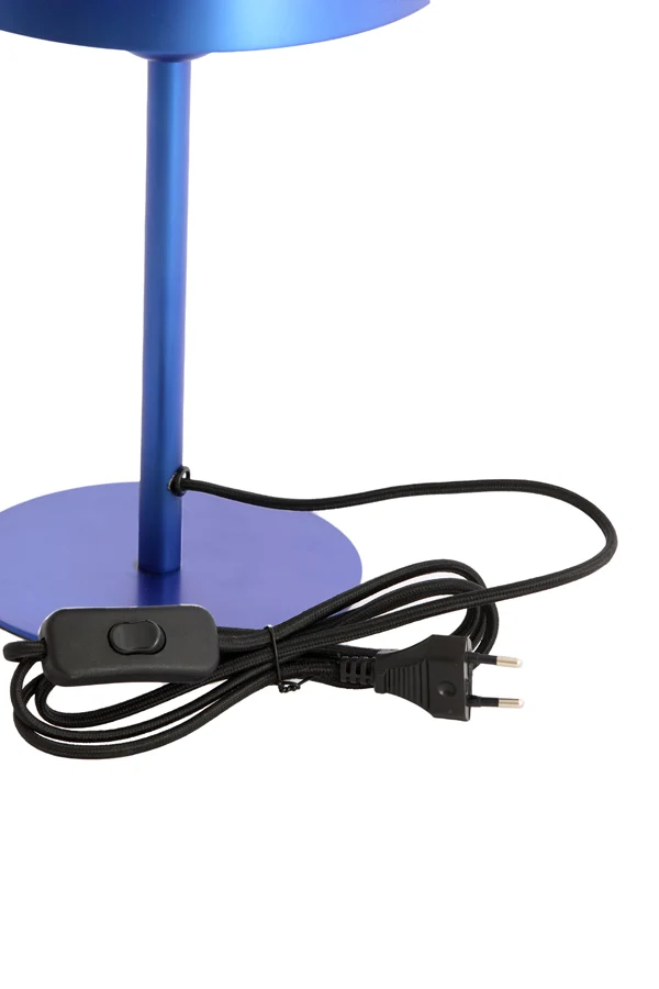 Table lamp 20x34 cm CEDILLO metallic matt blue