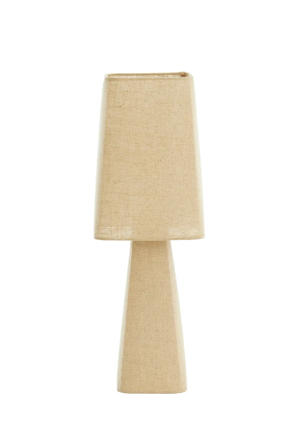 Table lamp 20x20x58 cm MIKKO linen natural