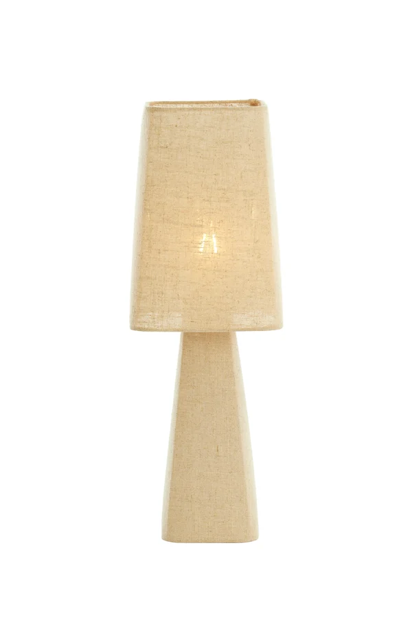 Table lamp 20x20x58 cm MIKKO linen natural