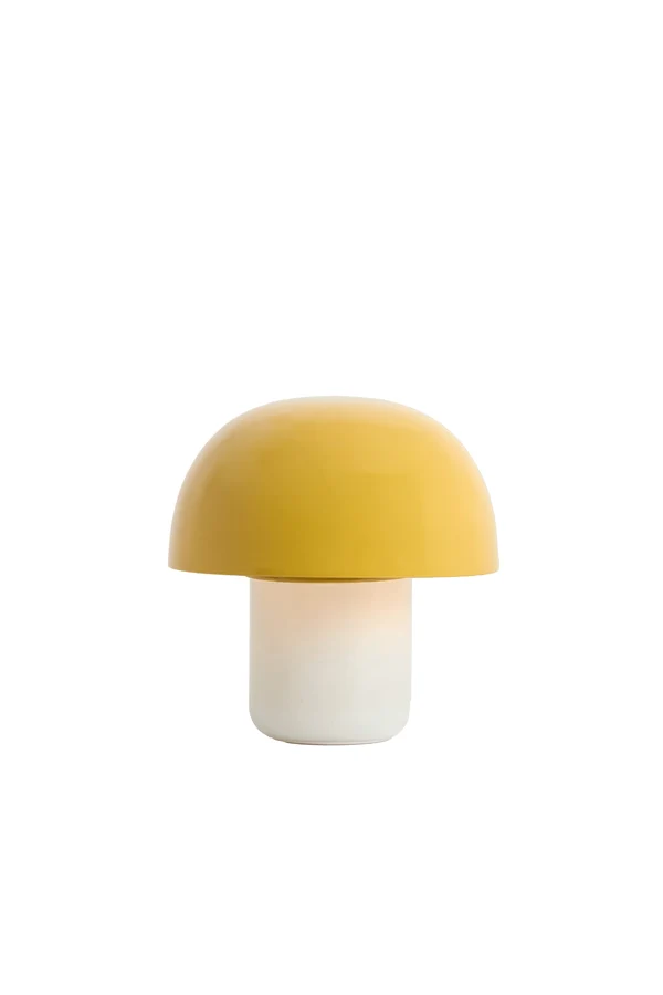 Table lamp 20x20 cm ANIVA shiny yellow