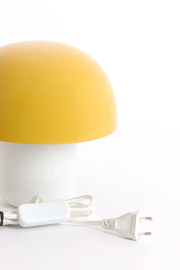 Table lamp 20x20 cm ANIVA shiny yellow