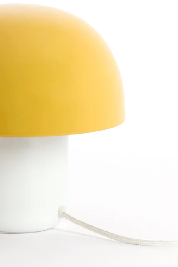 Table lamp 20x20 cm ANIVA shiny yellow
