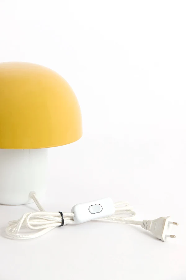 Table lamp 20x20 cm ANIVA shiny yellow