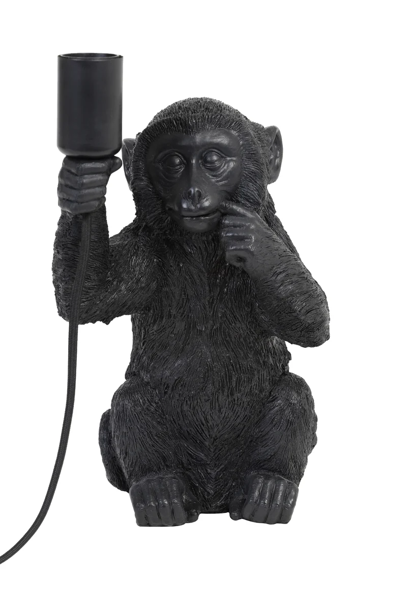 Table lamp 20x19,5x34 cm MONKEY black