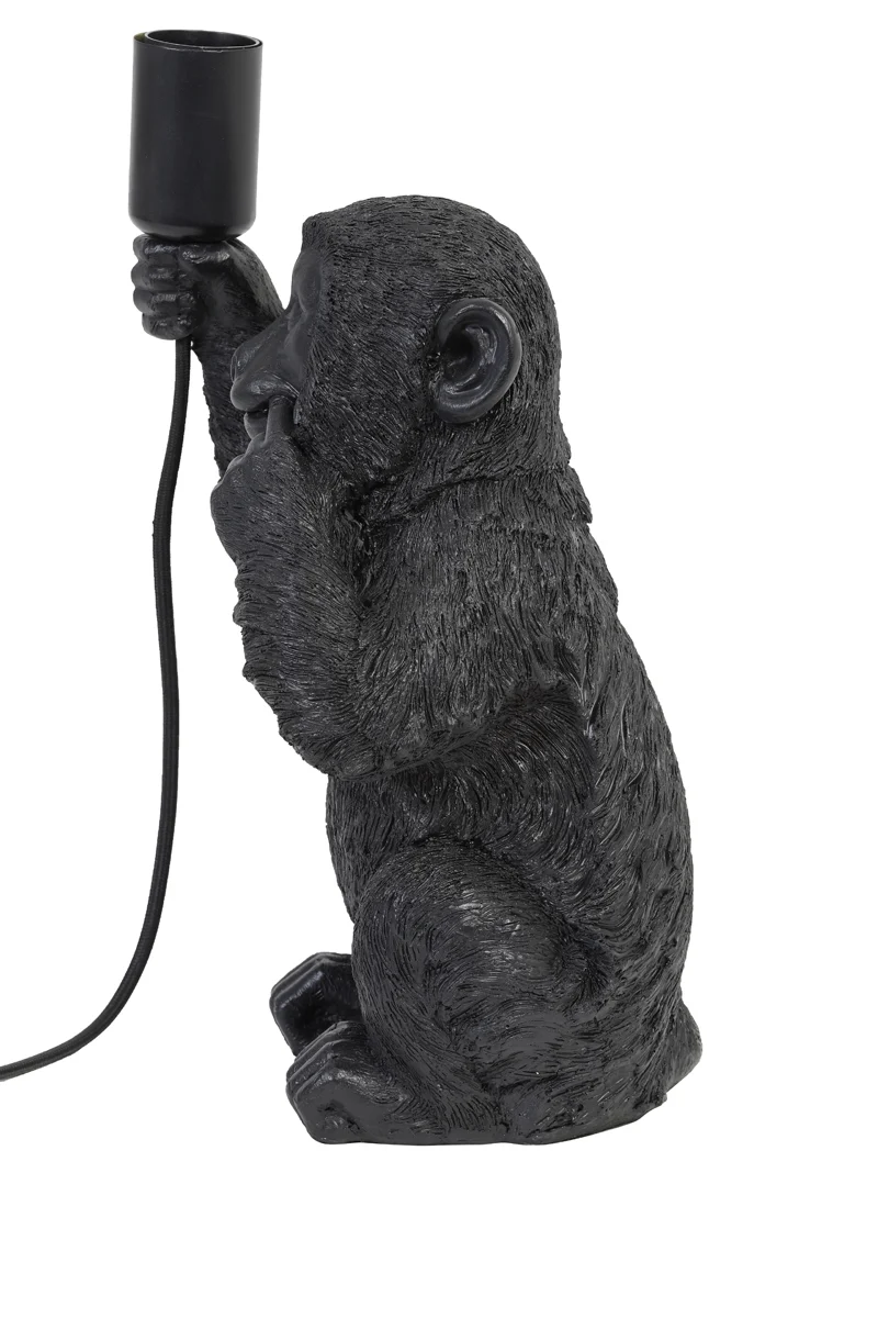 Table lamp 20x19,5x34 cm MONKEY black