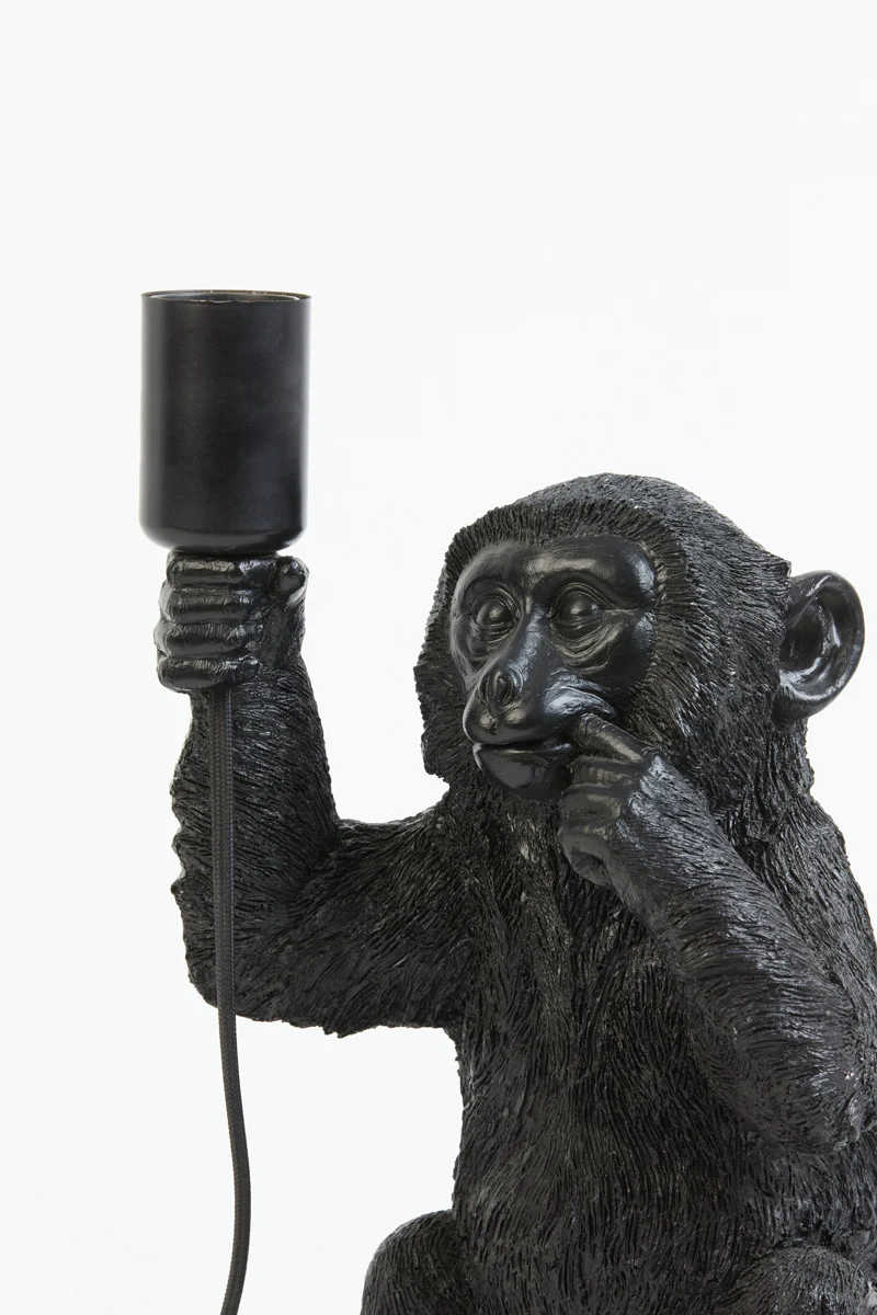 Table lamp 20x19,5x34 cm MONKEY black