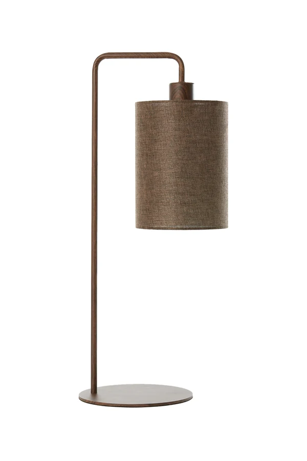 Table lamp 26x20x59,5 cm DONIO wood print d brown+d brown