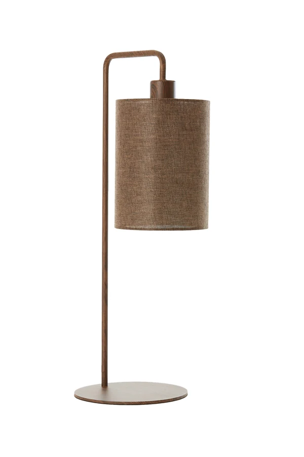 Table lamp 26x20x59,5 cm DONIO wood print d brown+d brown