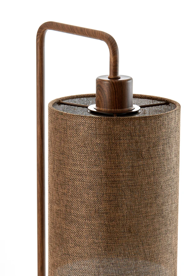 Table lamp 26x20x59,5 cm DONIO wood print d brown+d brown
