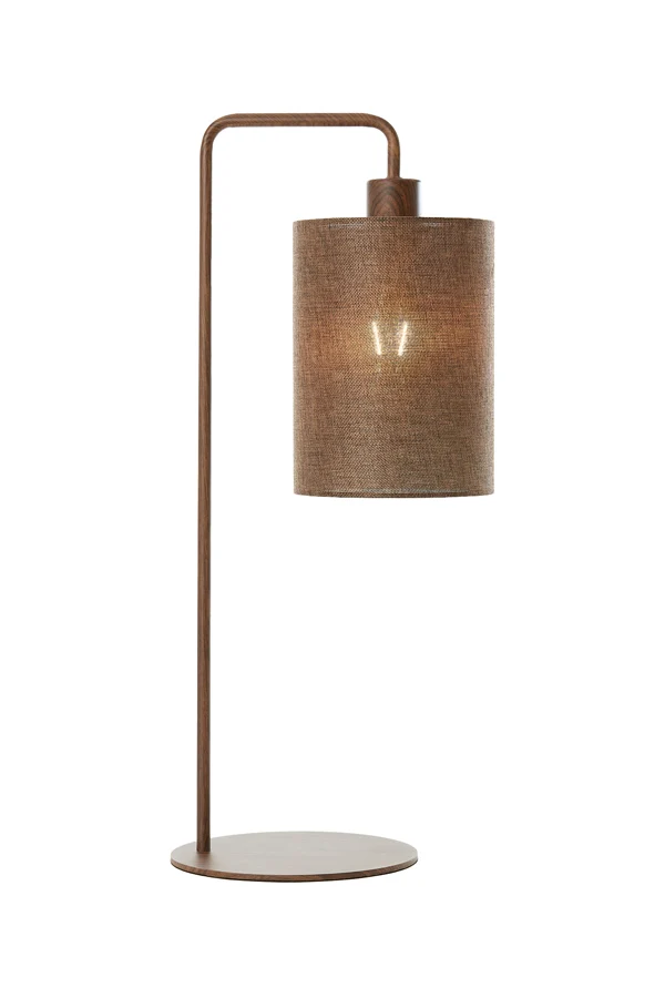 Table lamp 26x20x59,5 cm DONIO wood print d brown+d brown