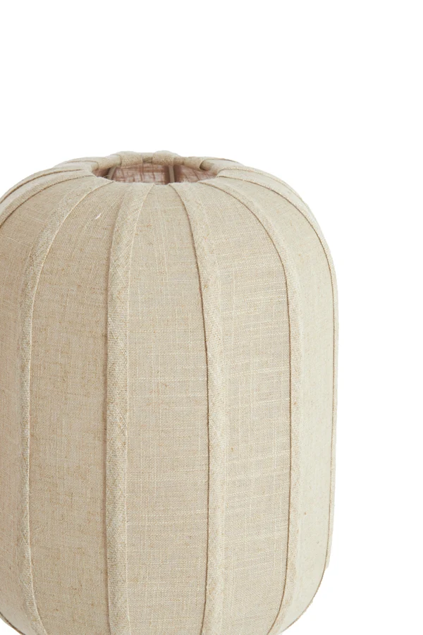 Table lamp 25x70 cm SOLUNE natural+cream