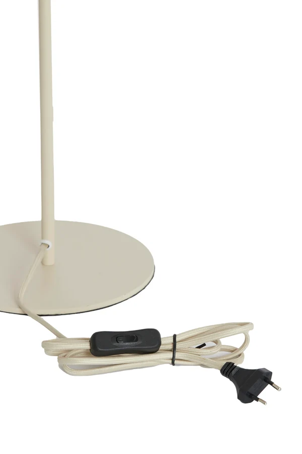 Table lamp 25x70 cm SOLUNE natural+cream