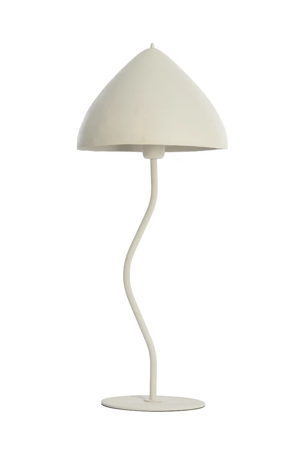 Table lamp 25x67 cm ELIMO matt cream
