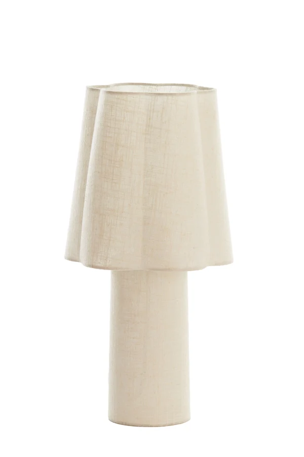 Table lamp 25x50 cm MUSABY linen natural