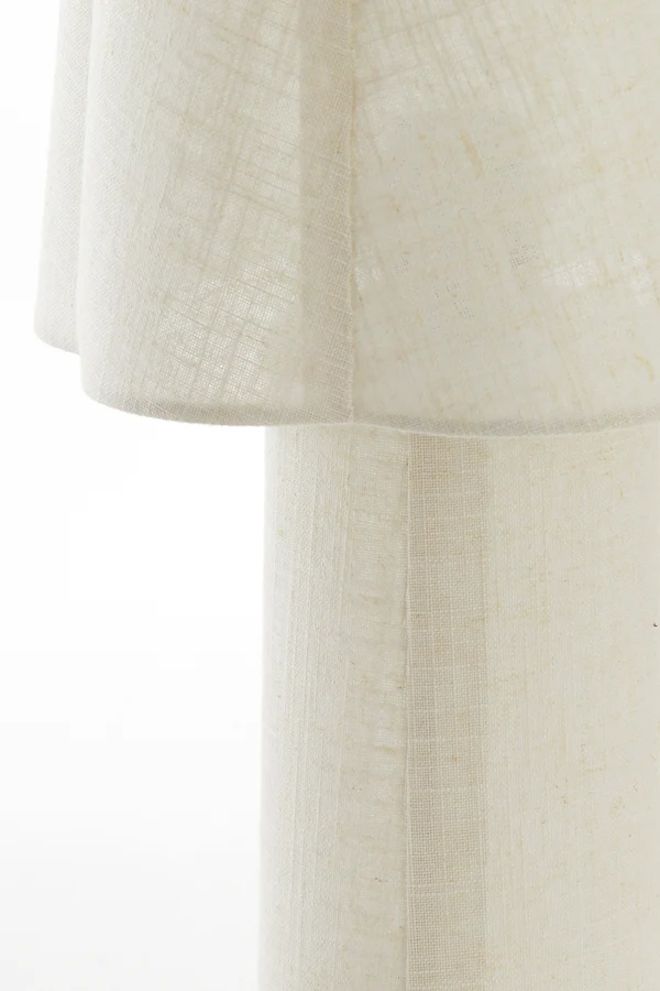 Table lamp 25x50 cm MUSABY linen natural