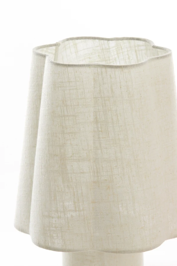 Table lamp 25x50 cm MUSABY linen natural