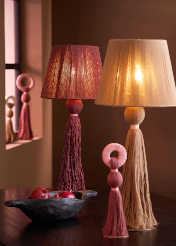 Table lamp 31x58 cm ESPINO terra+light pink