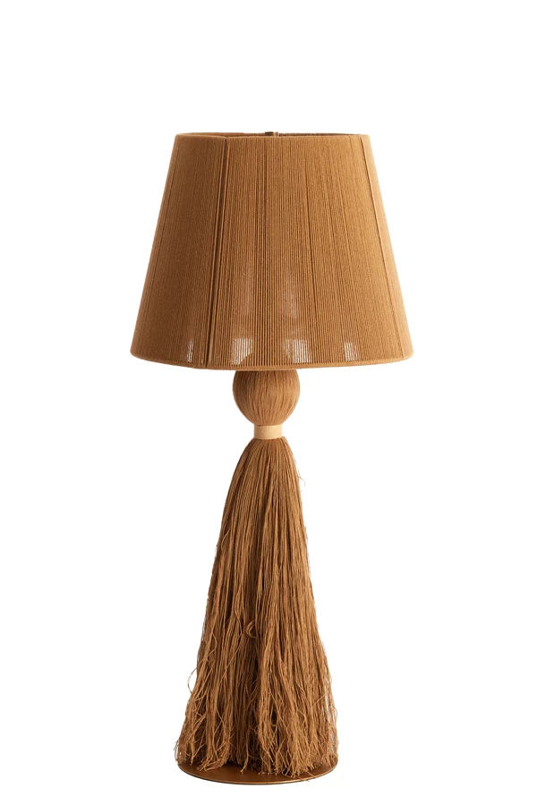Table lamp 31x58 cm ESPINO ocher yellow+cream