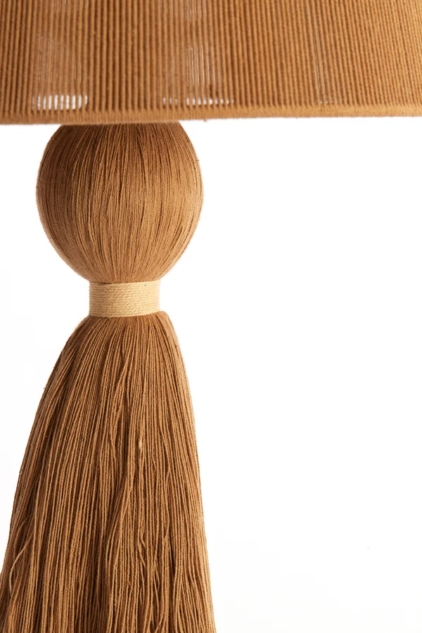 Table lamp 31x58 cm ESPINO ocher yellow+cream