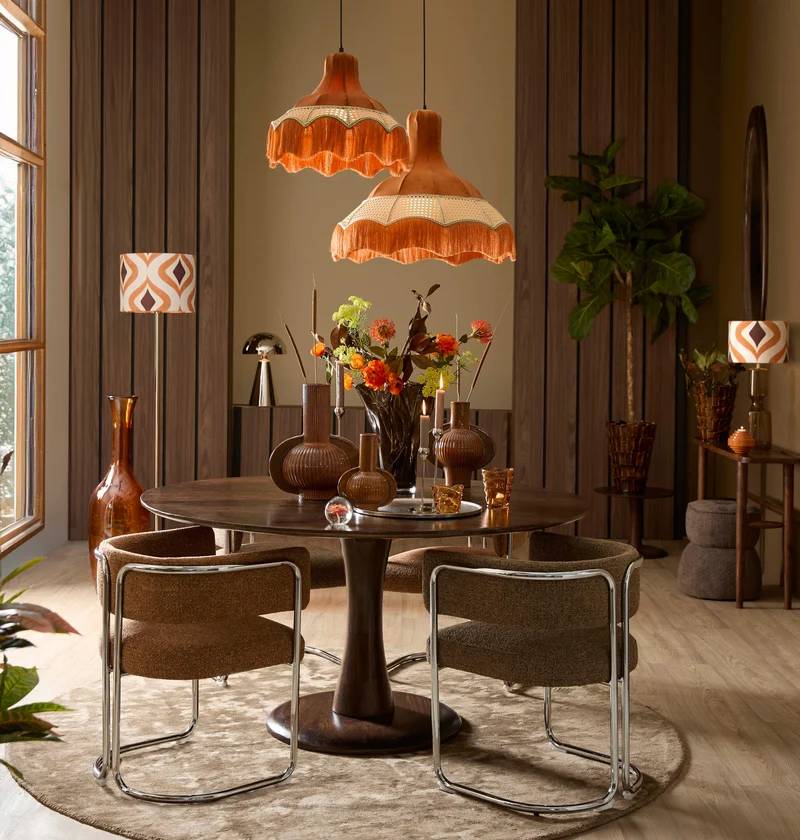 Table lamp 31x49 cm SURRINA shiny nickel