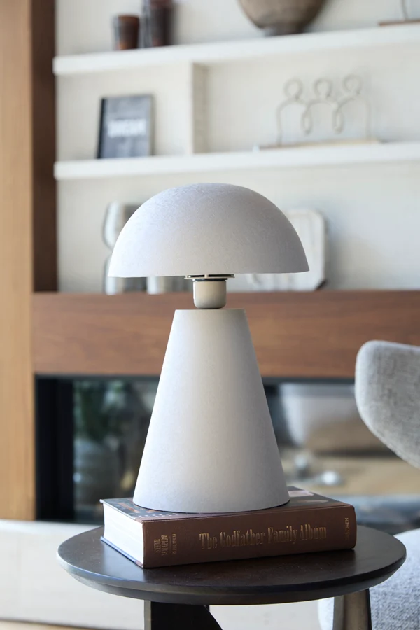 Table lamp 31x49 cm SURRINA matt light grey