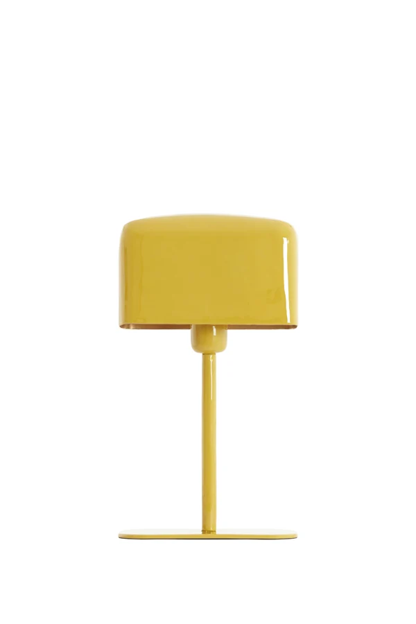 Table lamp 20x10x36 cm ELENIE shiny ocher yellow