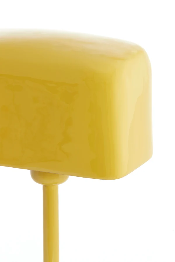 Table lamp 20x10x36 cm ELENIE shiny ocher yellow