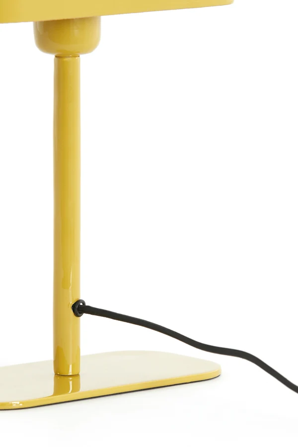 Table lamp 20x10x36 cm ELENIE shiny ocher yellow