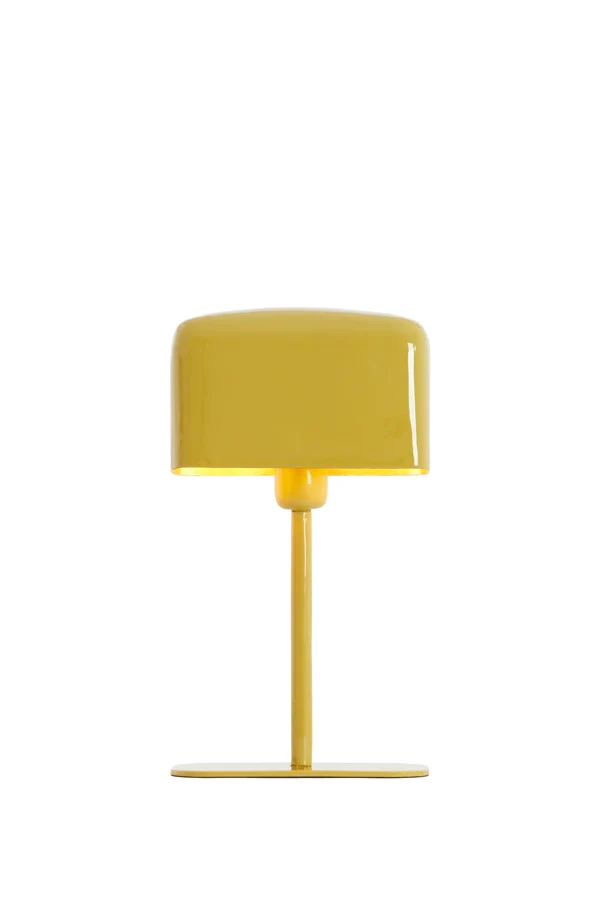 Table lamp 20x10x36 cm ELENIE shiny ocher yellow