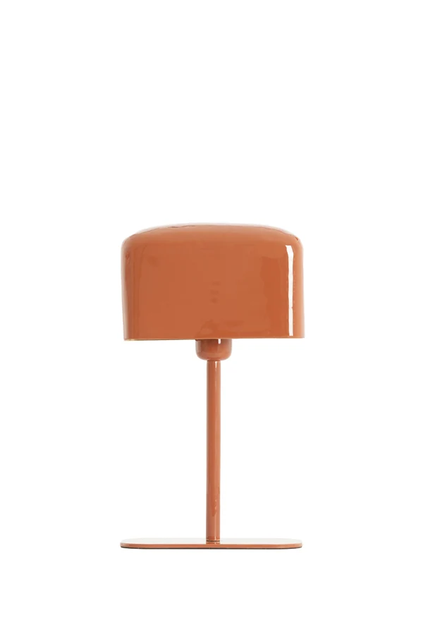 Table lamp 20x10x36 cm ELENIE shiny dark orange