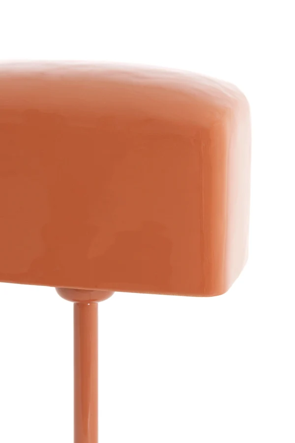 Table lamp 20x10x36 cm ELENIE shiny dark orange
