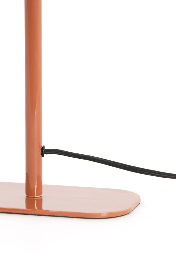 Table lamp 20x10x36 cm ELENIE shiny dark orange
