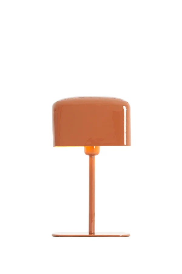 Table lamp 20x10x36 cm ELENIE shiny dark orange