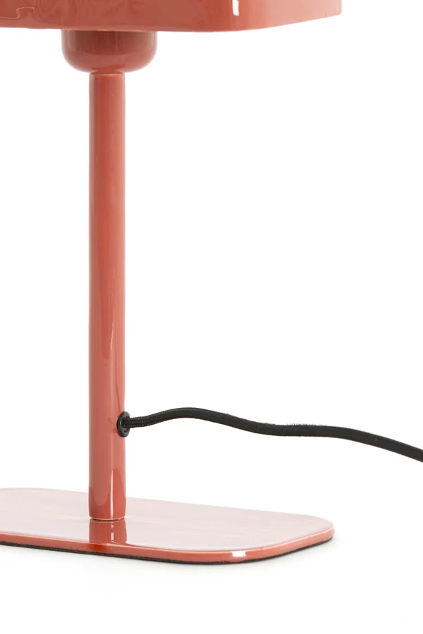 Table lamp 20x10x36 cm ELENIE shiny dark coral
