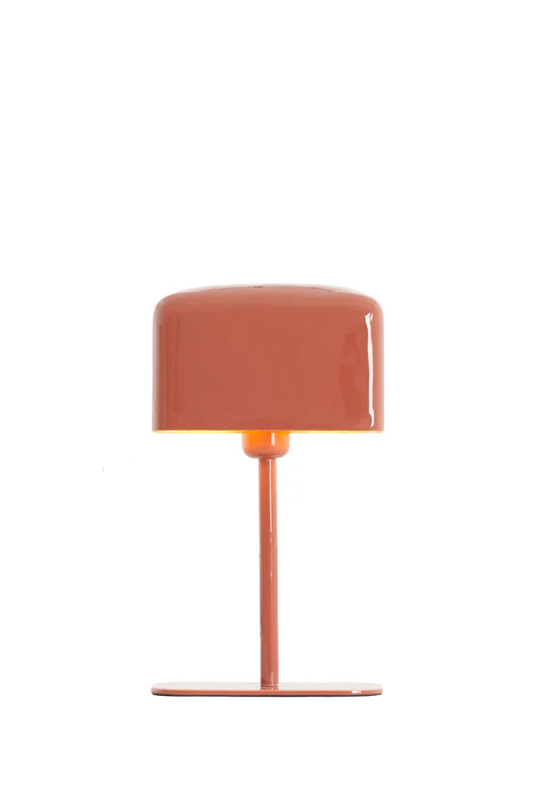 Table lamp 20x10x36 cm ELENIE shiny dark coral