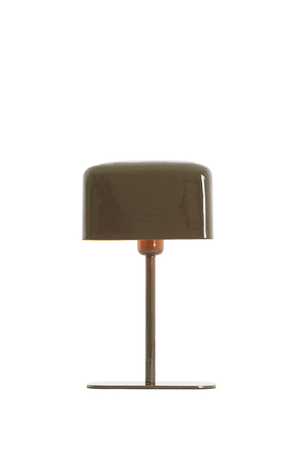 Table lamp 20x10x36 cm ELENIE shiny dark brown
