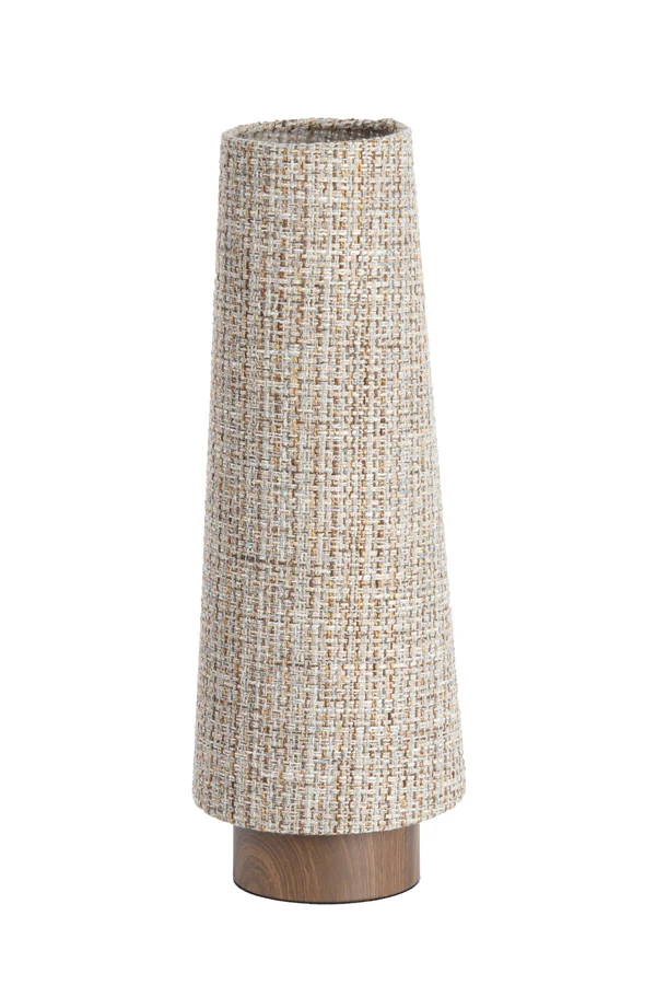 Table lamp 19x52,5 cm HOWIE wood print d brown+light brown