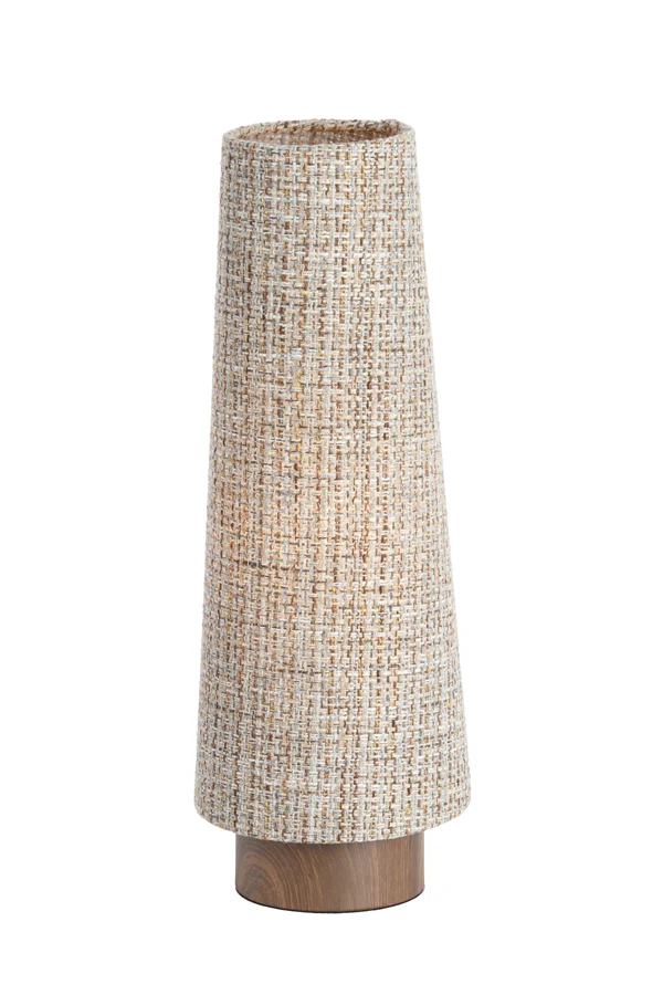 Table lamp 19x52,5 cm HOWIE wood print d brown+light brown