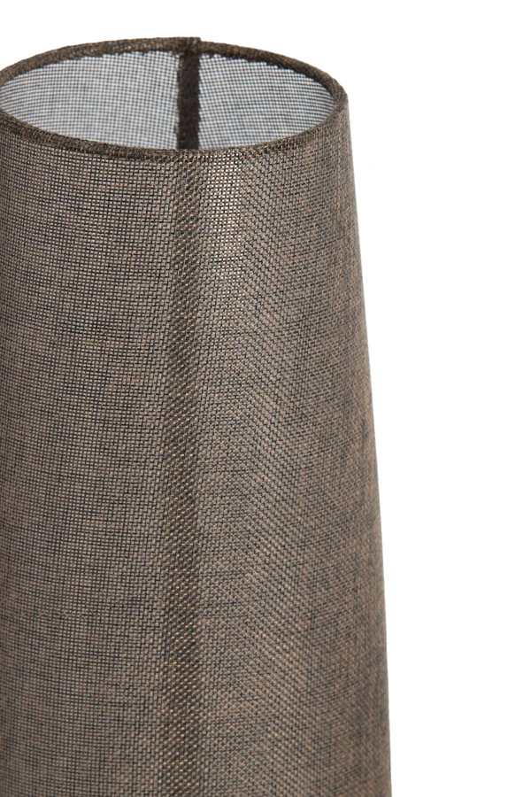 Table lamp 19x52,5 cm HOWIE wood print d brown+dark brown